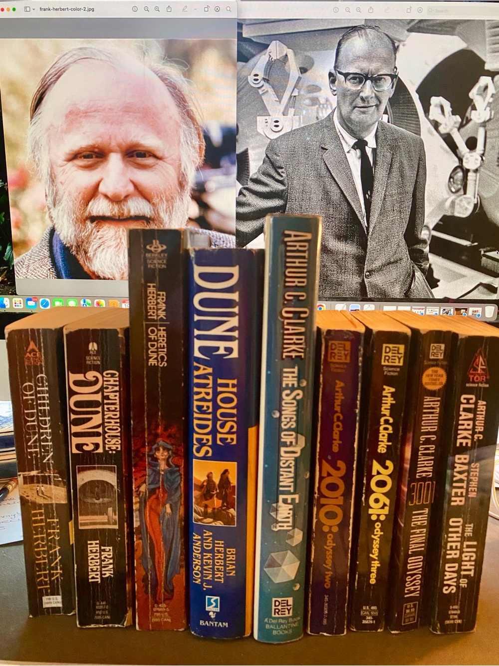 9 Sci-Fi Books By Frank Herbert & By Arthur C. Clarke
